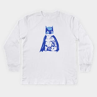 BATCAT ART PRINT Kids Long Sleeve T-Shirt